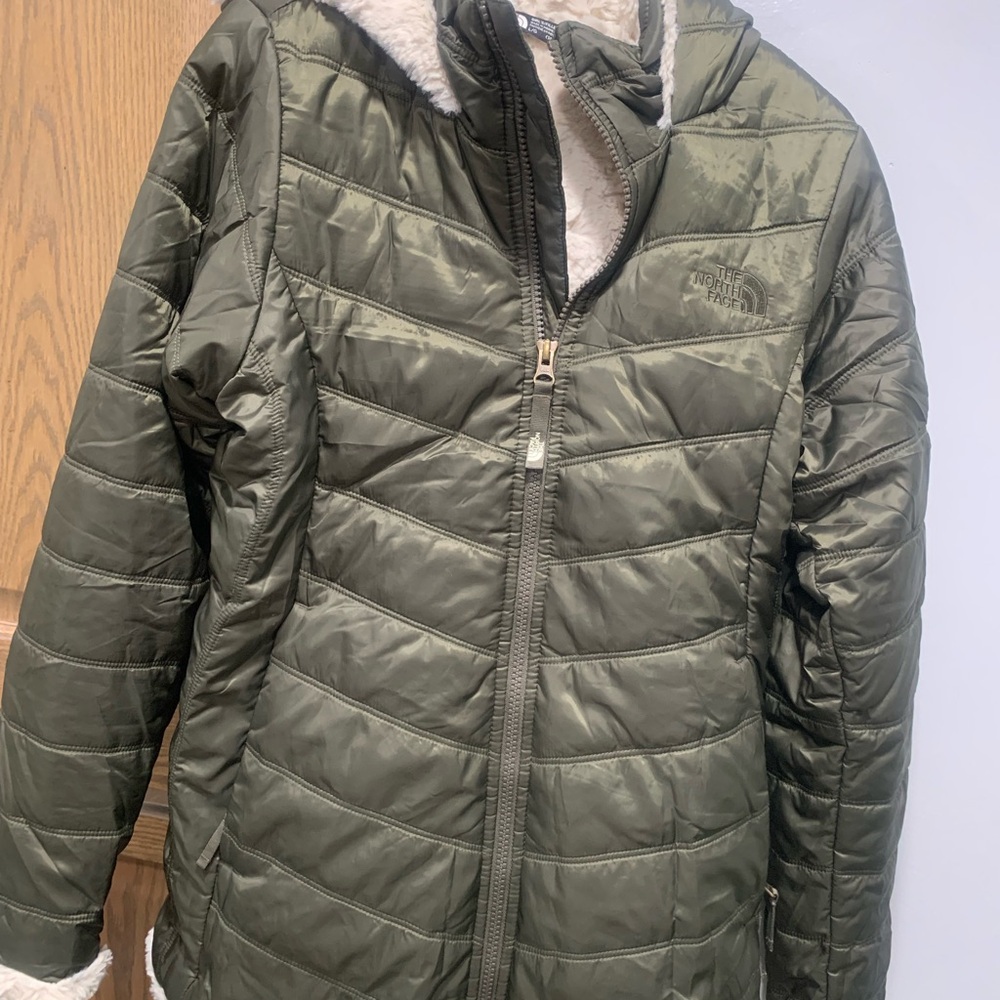 The North Face Forest Green Quilted Jacket